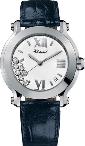 Chopard Happy Sport Round Quartz 36mm Ladies Watch 278475-3001