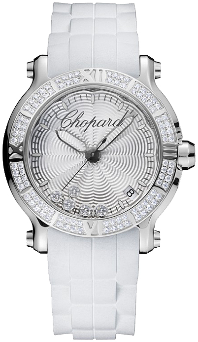 Chopard Happy Sport Round Quartz 36mm Ladies Watch 278551-3003