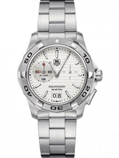 TAG Heuer Aquaracer Grande Date Alarm 38.4mm WAP111Y.BA0831 - Click Image to Close