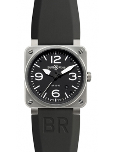 Bell & Ross BR03-92 Automatic 42mm Watch BR03-92 Steel - Click Image to Close