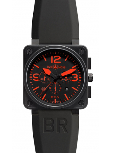 Bell & Ross BR01-94 Chronograph 46mm Watch BR01-94 Red - Click Image to Close