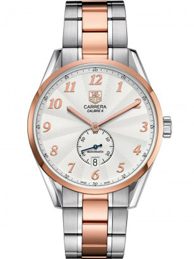 TAG Heuer Carrera Steel & Rose Gold Mens Automatic WAS2151.BD073 - Click Image to Close