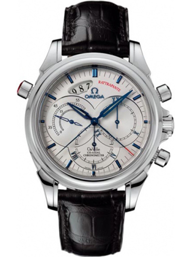 Omega De Ville Co-Axial Rattrapante 4847.30.31 Watch - Click Image to Close