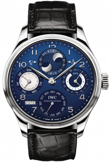 IWC Watch Portuguese Perpetual Calendar Hemisphere Moonphase IW5