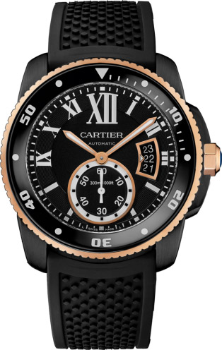 Calibre de Cartier Carbon Diver watch W2CA0004