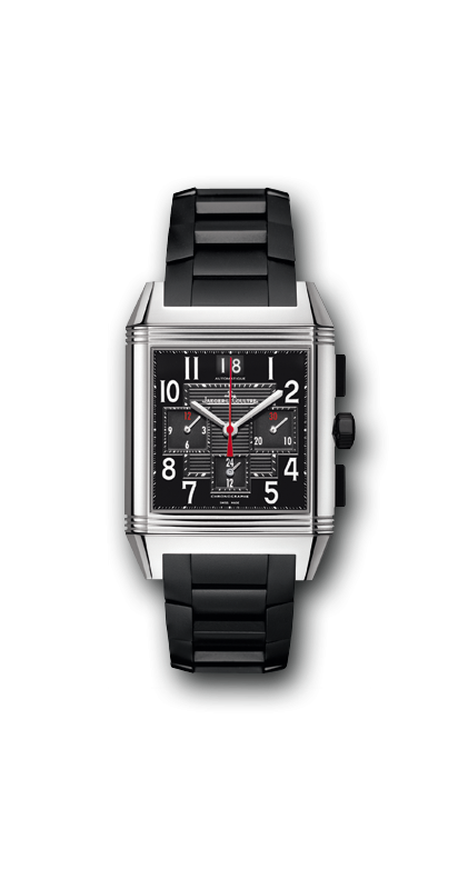 Jaeger-LeCoultre Reverso Squadra Chronograph GMT Black Watch 701