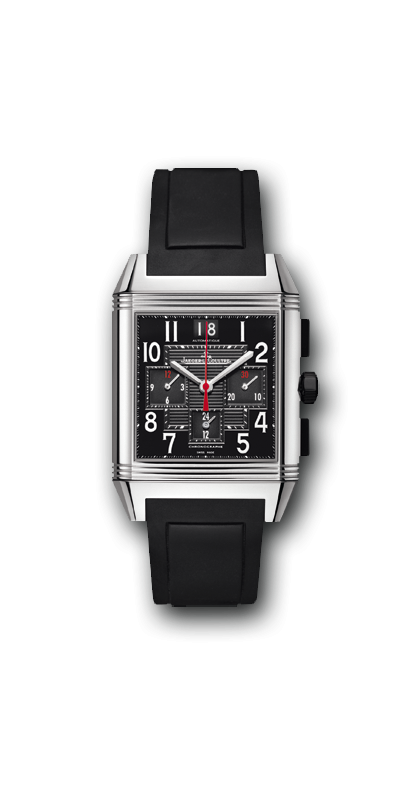 Jaeger-LeCoultre Reverso Squadra Chronograph GMT Black Watch 701