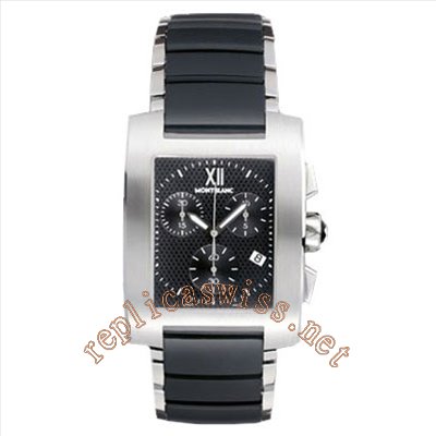 Montblanc Profile Chronograph Quartz Men's Watch 101563 - Click Image to Close