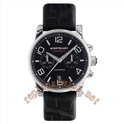 Montblanc TimeWalker Chronograph Pilot Automatic watch 36973 - Click Image to Close